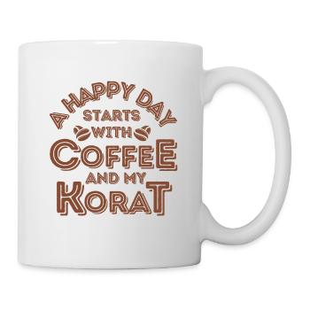 Korat Cat Café Café - Mug blanc - blanc - Droite