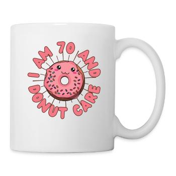 I Donut care 70 anniversaire Donut kawaii - Mug blanc - blanc - Droite