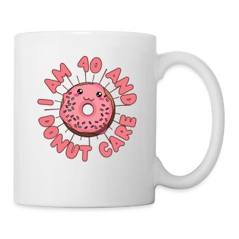I Donut care 40 anniversaire Donut kawaii - Mug blanc - blanc - Droite