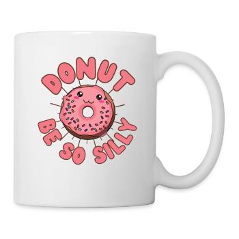 Donut be so silly Donut kawaii - Mug blanc - blanc - Droite