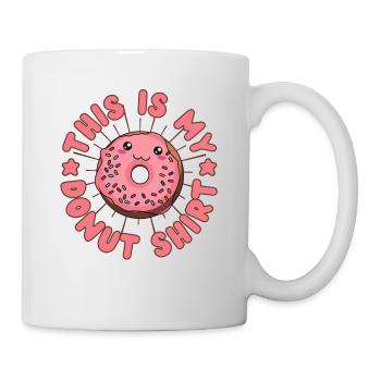 This is my donut shirt Donut kawaii - Mug - white - Right