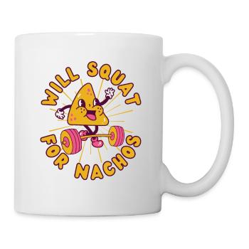 Nachos Kraftsport Fitness Nachos kawaii - Tasse - Weiß - Rechts