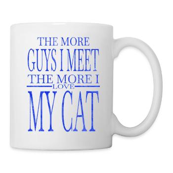 idée cadeau grand chat mignon amusant amoureux des animaux - Mug blanc - blanc - Droite