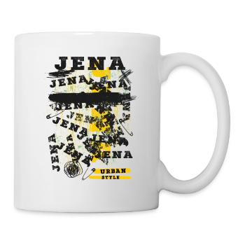 Jena Germany City Skyline Home Love - Mug - white - Right