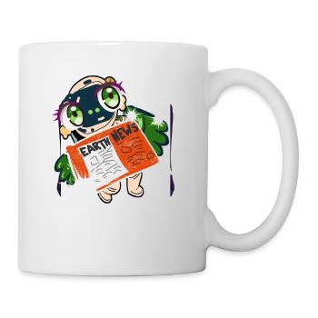 Nachrichten - Weltraum - Tasse - Weiß - Rechts