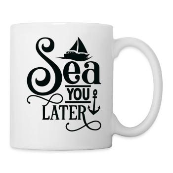 Mer vous plus tard - Mug blanc - blanc - Droite