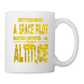 Idée présente astronomie tshirt planètes génial - Mug blanc - blanc - Droite