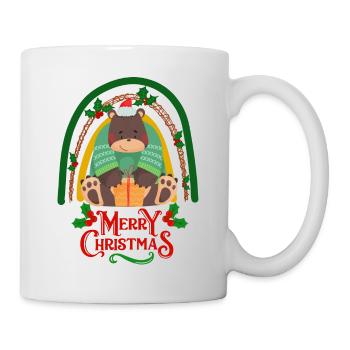 Christmas Bear wishes Merry Christmas - Mug - white - Right