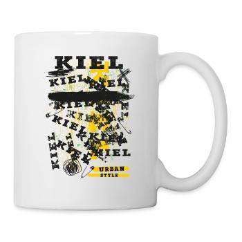 Kiel Germany City Skyline Home Love - Mug - white - Right