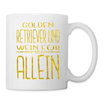 hunderasse trinken weinfest frankreich - Tasse - Weiß - Rechts