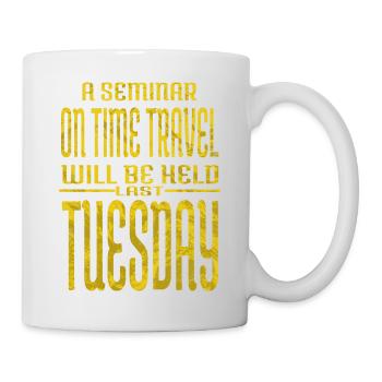 cadeau geek croire art citation dictons présents - Mug blanc - blanc - Droite
