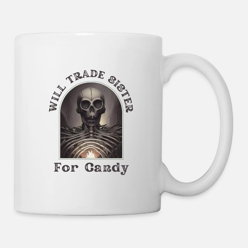 Will Trade Sister for Candy - Mug - white