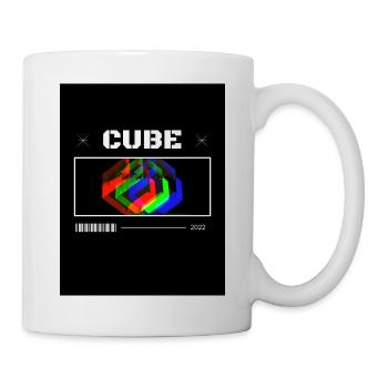 Cube - Tasse - Weiß - Rechts