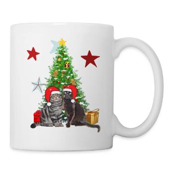 Christmas tree of the Frangins - Mug - white - Right