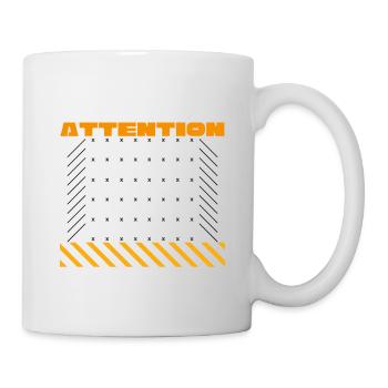 Achtung Achtung - Tasse - Weiß - Rechts