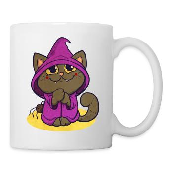 halloween cat - Mug - white - Right