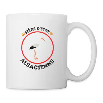 Fière d'être Alsacienne - Mug blanc - blanc - Droite