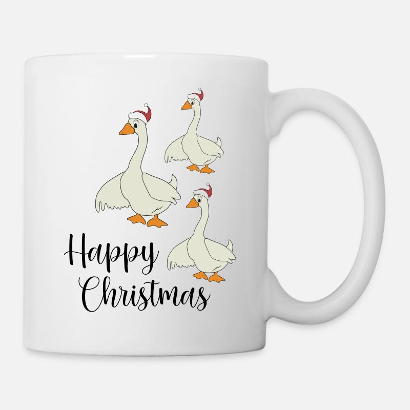 Happy Christmas - Tasse - Weiß