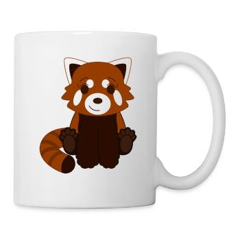 Red panda - Mug - white - Right