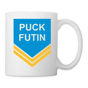 Conception du logo Puck Futin - Mug blanc - blanc - Droite