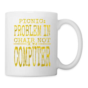 Piratage de codes informatiques Programmation Citation amusante - Mug blanc - blanc - Droite