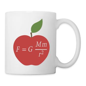 Isaac Newton - Mug - white - Right