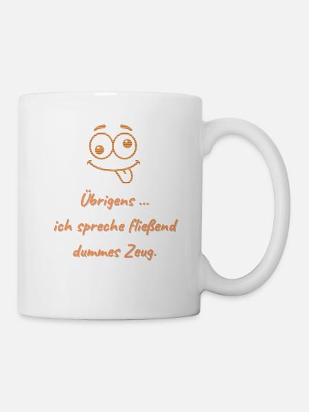 Des trucs stupides fluides - Mug blanc - blanc