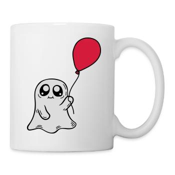 Sweet spirit holds balloon - Mug - white - Right