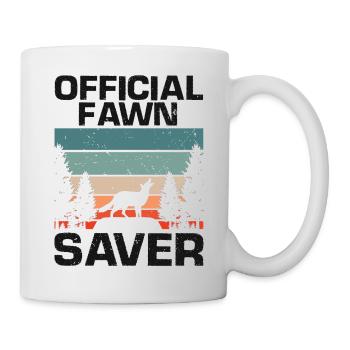 Conception de coyote pour les réacteurs de coyote - Mug blanc - blanc - Droite