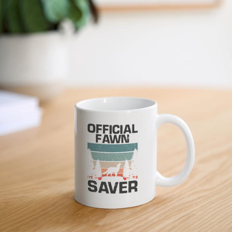 Conception de coyote pour les réacteurs de coyote Mug blanc