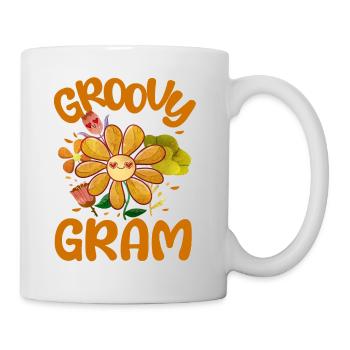 Groovy Gram Family Matching Vintage Family Outfit - Mug - white - Right