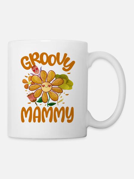 Groovy Mammy Family Matching Vintage Family - Mug - white