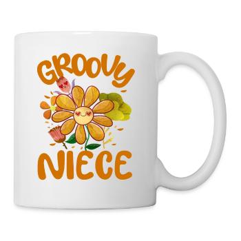 Groovy Niece Famille Matching Vintage Famille - Mug blanc - blanc - Droite