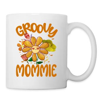 Groovy Mommie Famille Matching Vintage Famille - Mug blanc - blanc - Droite