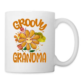 Groovy Grandma Family Matching Vintage Family - Mug - white - Right