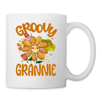 Groovy Grannie Famille Matching Vintage Famille - Mug blanc - blanc - Droite