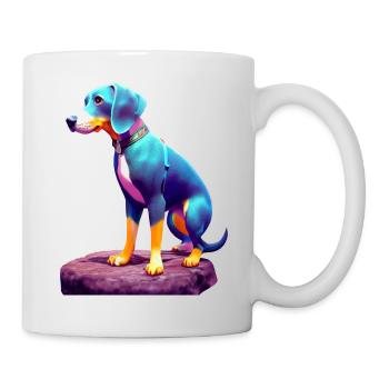 Black and Tan Coonhound - Mug - white - Right