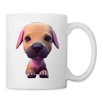 Black Mouth Cur Dog - Black Mouth Cur - Mug - white - Right