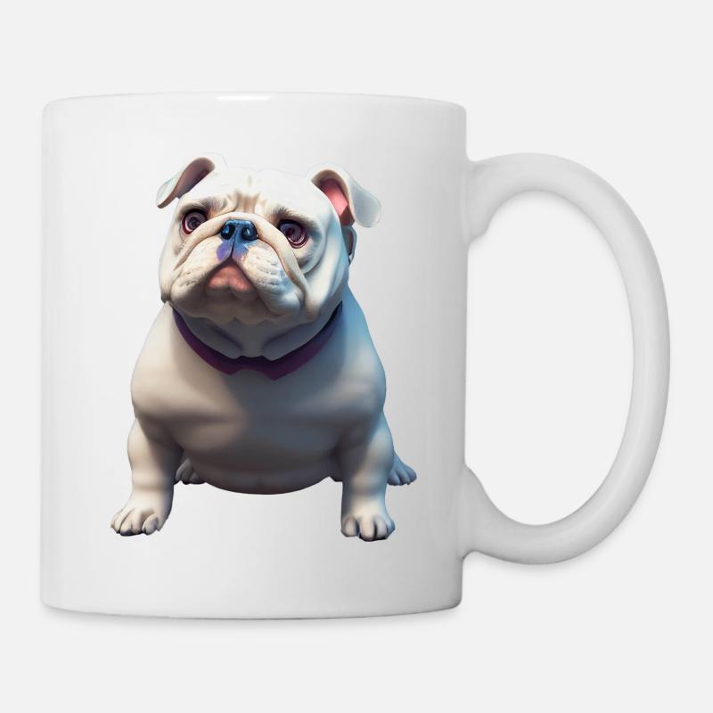 Old English Bulldog - Tasse - Weiß