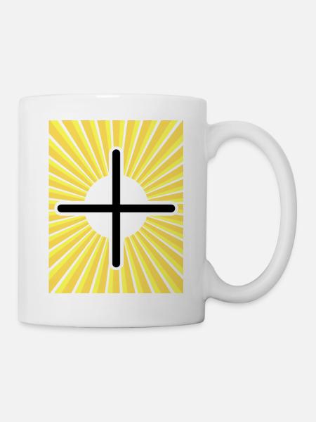 Cross Gold - Mug - white