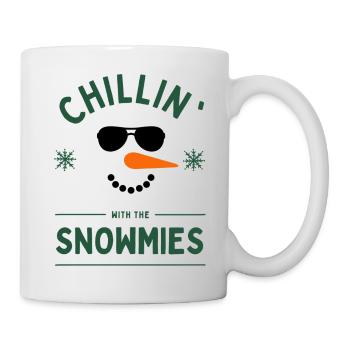 Se détendre avec les Snowmies Schneemann Winter - Mug blanc - blanc - Droite