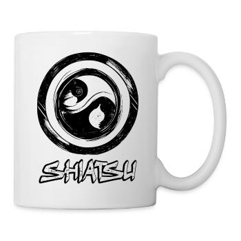 Shiatsu Yoga Meditation Massage Buddha Japanisch 3 - Tasse - Weiß - Rechts