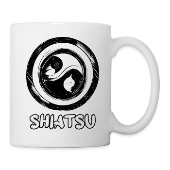 Shiatsu Yoga Meditation Massage Buddha Japanisch 1 - Tasse - Weiß - Rechts