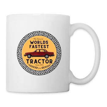 Herrgårdsvagn - Tasse - Weiß - Rechts