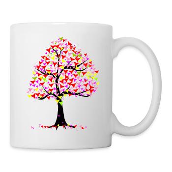 Summer Hearts Tree - Mug - white - Right