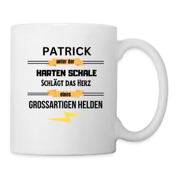 Patrick harte Schale eines Großartigen Helden - Tasse - Weiß - Rechts