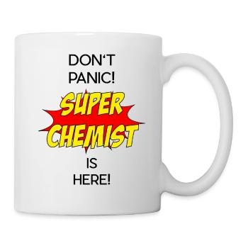 Super Chemist / Super Chemiker - Tasse - Weiß - Rechts