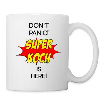Super Koch / Super Cook - Tasse - Weiß - Rechts