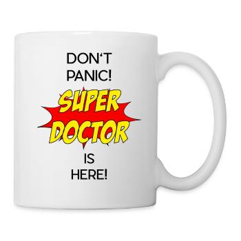 Super Doctor / Super Arzt - Tasse - Weiß - Rechts