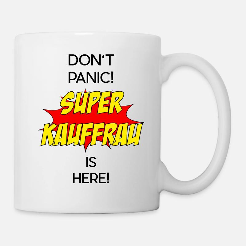 Super Kauffrau / Super Merchant - Tasse - Weiß